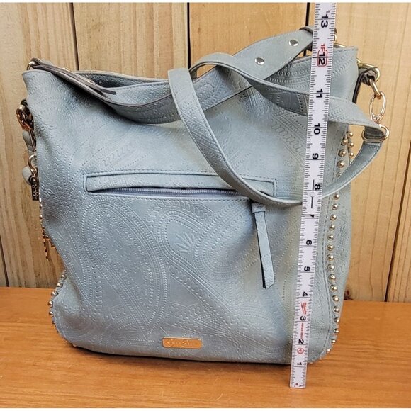 Jessica Simpson "London" Hobo Baltic Blue Purse - Picture 2 of 16